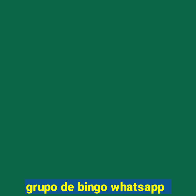 grupo de bingo whatsapp